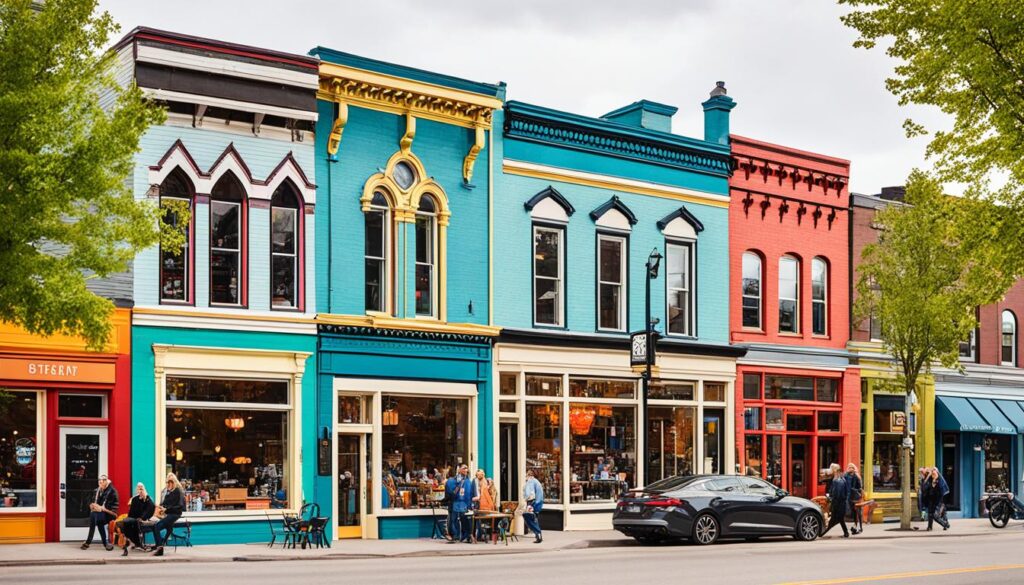 Strathcona neighborhood in Edmonton